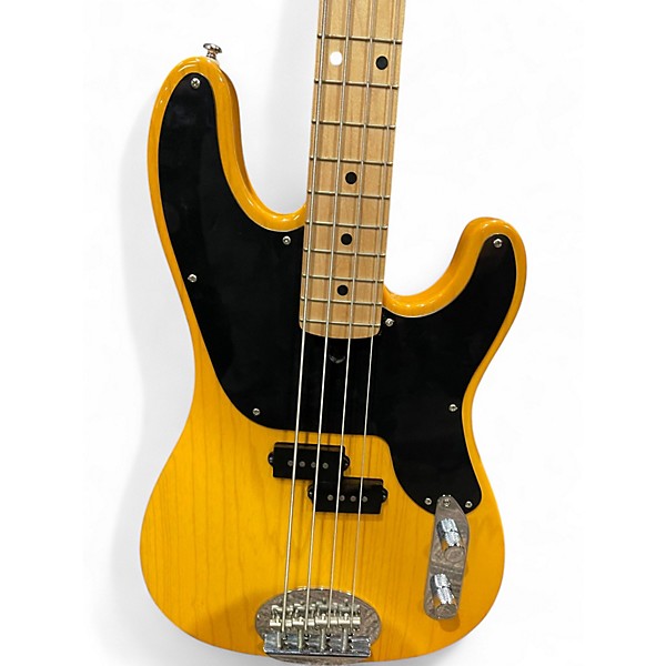 Used Lakland SKYLINE Yellow Tiger Electric Bass Guitar