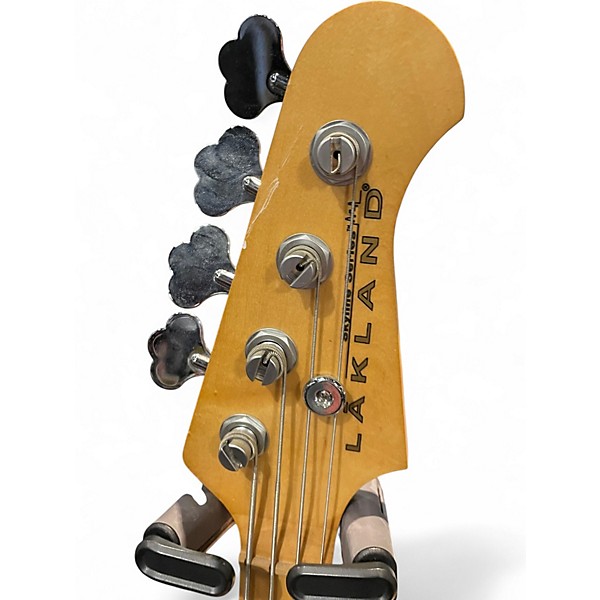 Used Lakland SKYLINE Yellow Tiger Electric Bass Guitar