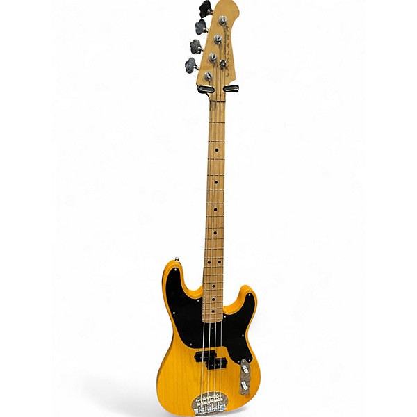 Used Lakland SKYLINE Yellow Tiger Electric Bass Guitar