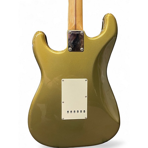 Used Fender Standard Stratocaster Made in Japan Gold Solid Body Electric Guitar