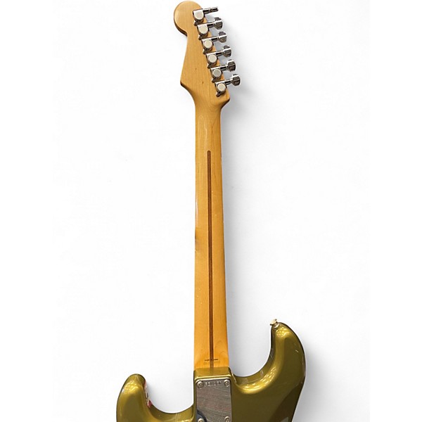 Used Fender Standard Stratocaster Made in Japan Gold Solid Body Electric Guitar