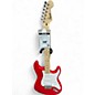 Used Squier STRATOCASTER RED Solid Body Electric Guitar thumbnail