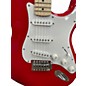 Used Squier STRATOCASTER RED Solid Body Electric Guitar