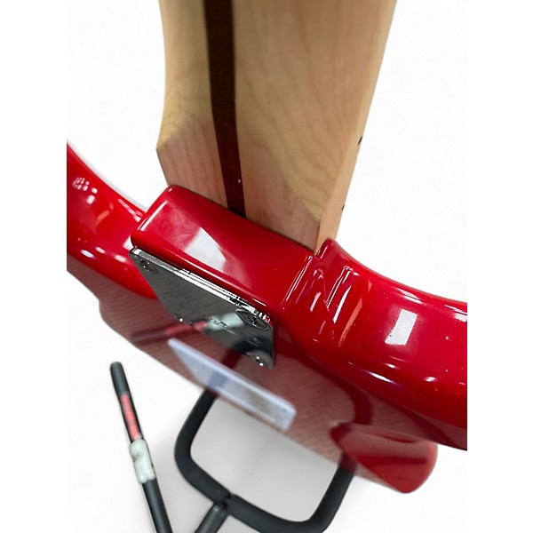 Used Squier STRATOCASTER RED Solid Body Electric Guitar