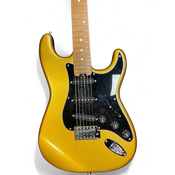 Used Tease st 1 spr Metallic Gold Solid Body Electric Guitar