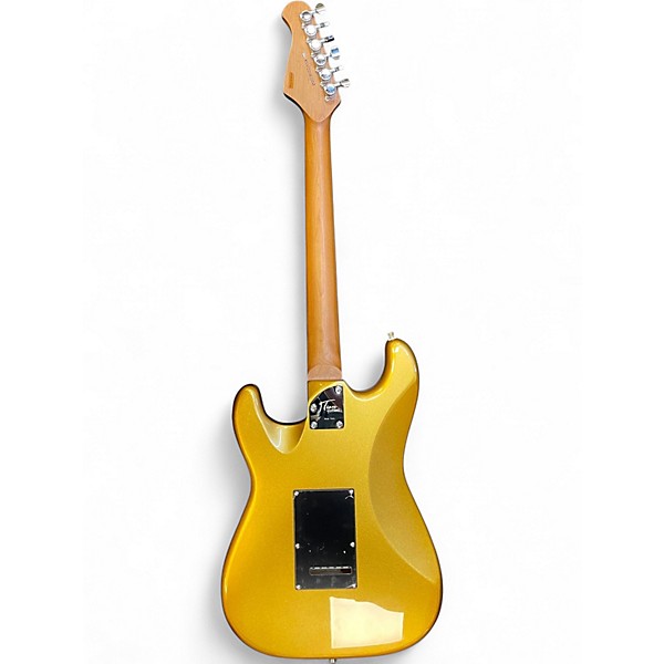 Used Tease st 1 spr Metallic Gold Solid Body Electric Guitar