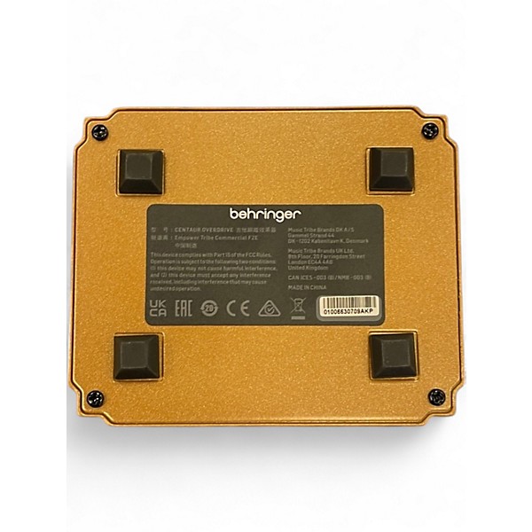 Used Behringer Centaur Effect Pedal