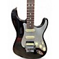 Used Fender American Ultra Luxe Stratocaster MYSTIC BLACK Solid Body Electric Guitar