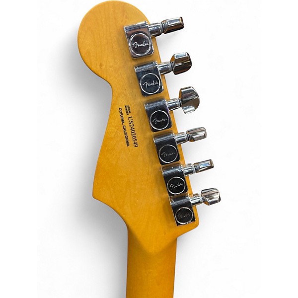 Used Fender American Ultra Luxe Stratocaster MYSTIC BLACK Solid Body Electric Guitar