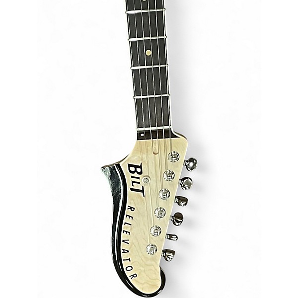 Used Bilt Relevator Black Solid Body Electric Guitar