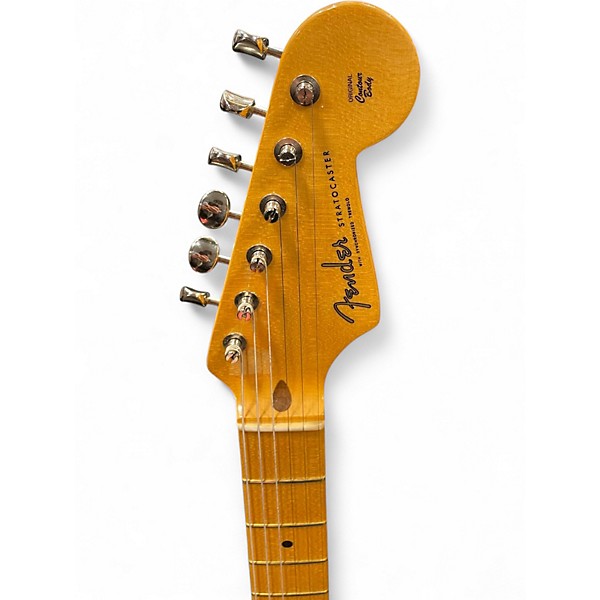 Used Fender ERIC JOHNSON STRATOCASTER White Solid Body Electric Guitar