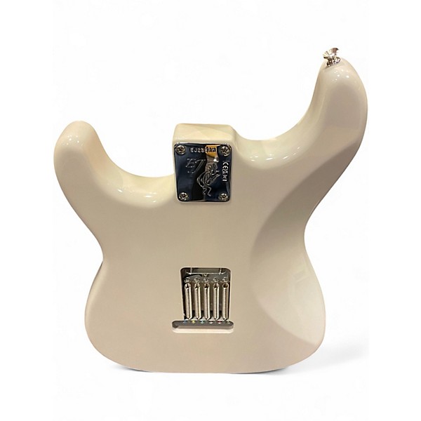 Used Fender ERIC JOHNSON STRATOCASTER White Solid Body Electric Guitar