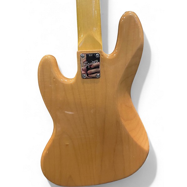 Used Squier Classic Vibe 70s Jazz Bass 5 Natural Electric Bass Guitar