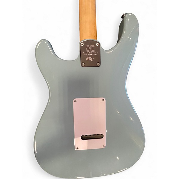 Used PRS SE Silver Sky Stone Blue Solid Body Electric Guitar
