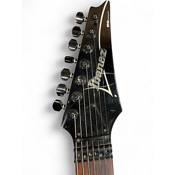Used Ibanez RG7620 7 String Black Solid Body Electric Guitar