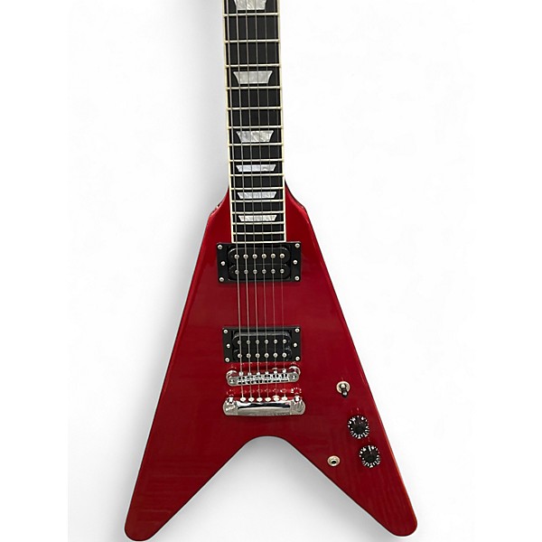 Used 2008 Gibson Flying V Candy Apple Red Solid Body Electric Guitar