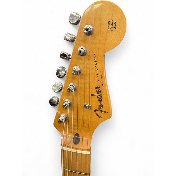 Vintage 1987 Fender stratocaster Cream Solid Body Electric Guitar