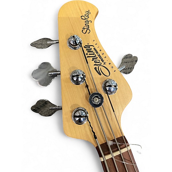 Used Sterling by Music Man Sub 4 Red Electric Bass Guitar