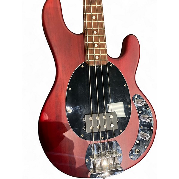 Used Sterling by Music Man Sub 4 Red Electric Bass Guitar