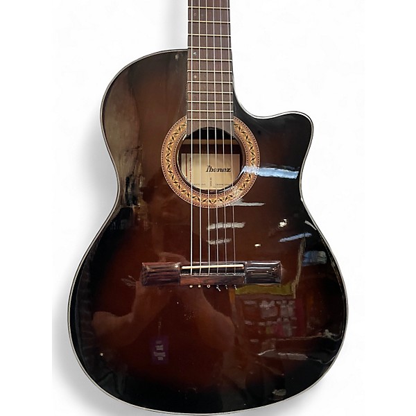 Used Ibanez GA35 Thinline Dark Violin Burst Acoustic Electric Guitar