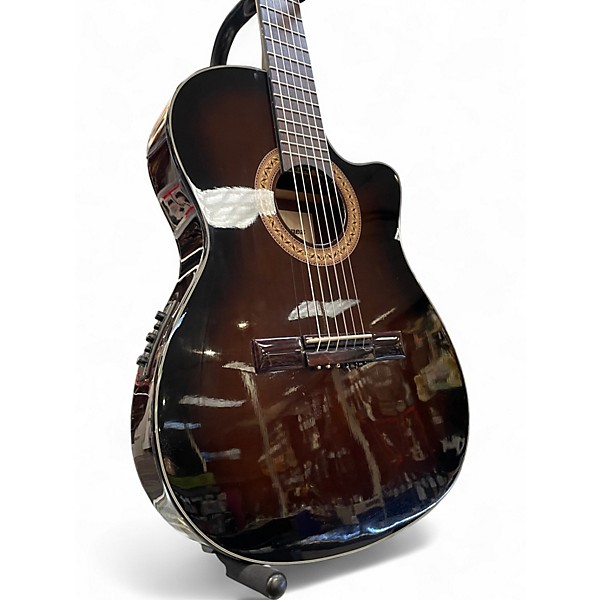 Used Ibanez GA35 Thinline Dark Violin Burst Acoustic Electric Guitar