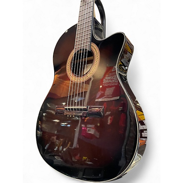 Used Ibanez GA35 Thinline Dark Violin Burst Acoustic Electric Guitar