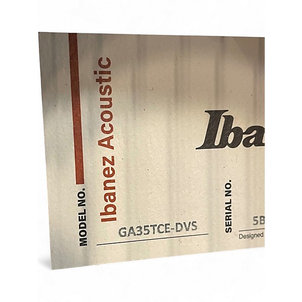 Used Ibanez GA35 Thinline Dark Violin Burst Acoustic Electric Guitar