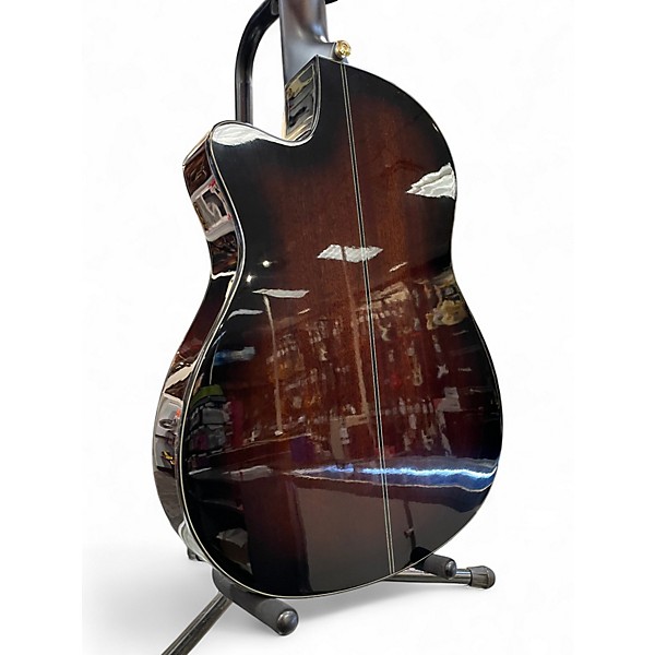 Used Ibanez GA35 Thinline Dark Violin Burst Acoustic Electric Guitar