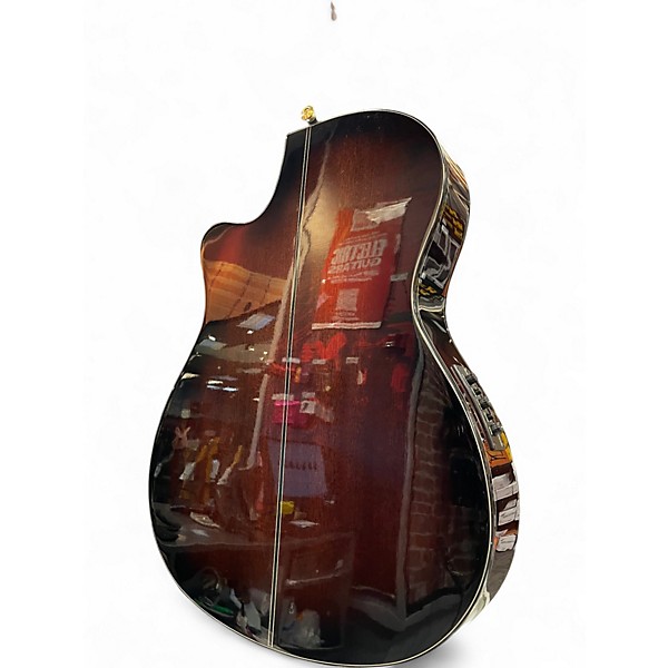 Used Ibanez GA35 Thinline Dark Violin Burst Acoustic Electric Guitar