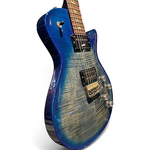 Used 2015 PRS Tremonti Trem 10-Top Aqua Smokewrap Solid Body Electric Guitar