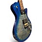 Used 2015 PRS Tremonti Trem 10-Top Aqua Smokewrap Solid Body Electric Guitar