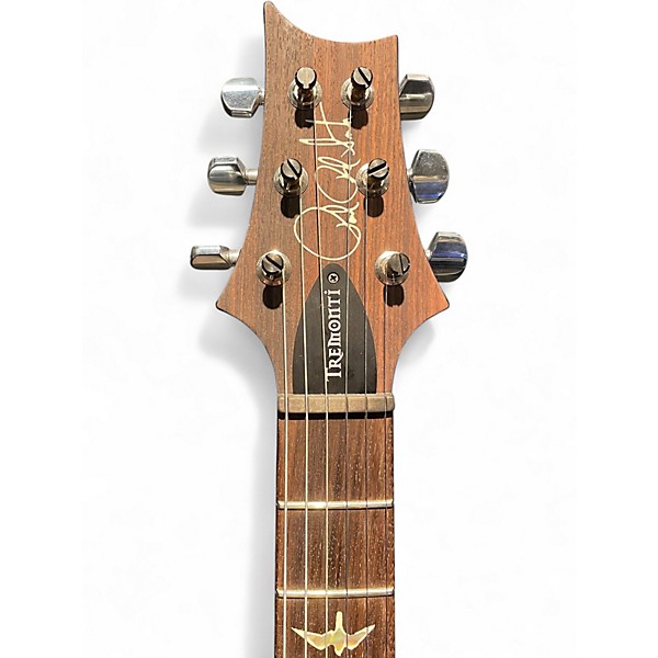 Used 2015 PRS Tremonti Trem 10-Top Aqua Smokewrap Solid Body Electric Guitar