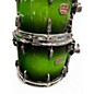 Used Pearl 4 Piece SESSION CUSTOM GREEN FADE Drum Kit