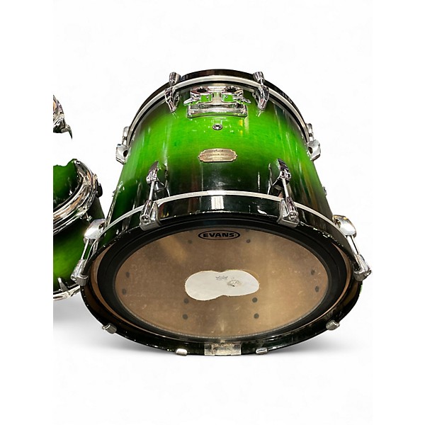 Used Pearl 4 Piece SESSION CUSTOM GREEN FADE Drum Kit