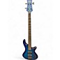 Used Schecter Guitar Research Stiletto Studio 4 Strings blue Electric Bass Guitar thumbnail