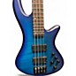 Used Schecter Guitar Research Stiletto Studio 4 Strings blue Electric Bass Guitar