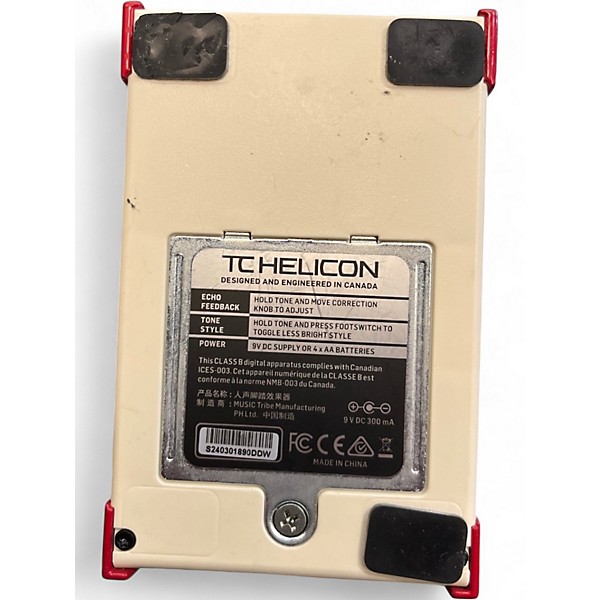 Used TC Helicon VoiceTone Mic Mechanic Vocal Processor