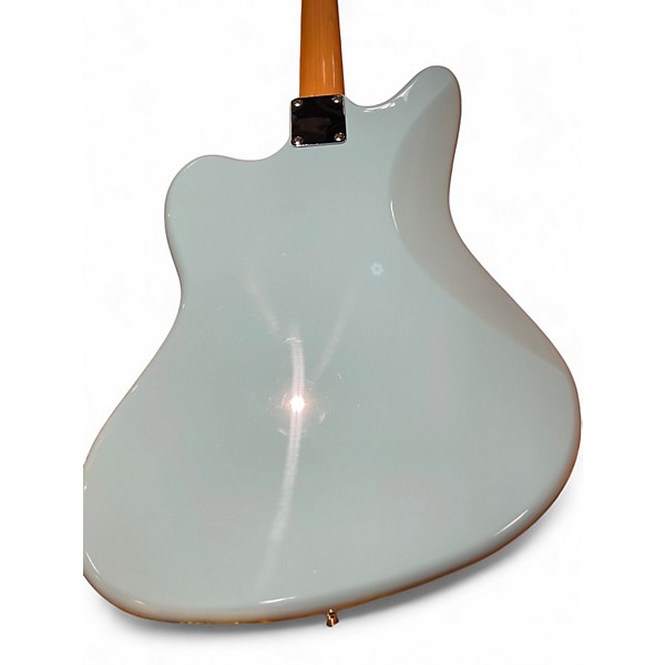 Used 2000s Fender JM66 Jazzmaster Daphne Blue Solid Body Electric Guitar