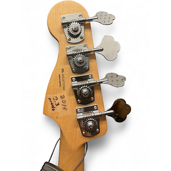 Used Fender Player Precision Bass Black Electric Bass Guitar