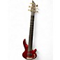 Used Cort Curbow 6 String Bass Red Electric Bass Guitar thumbnail