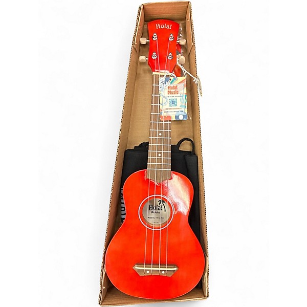 Used Hola! HM 21 UKELELE BUNDLE red Ukulele