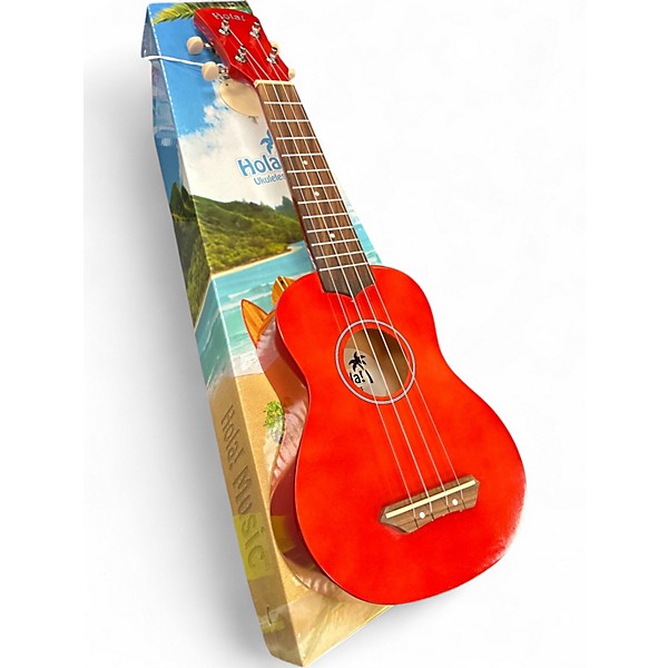 Used Hola! HM 21 UKELELE BUNDLE red Ukulele