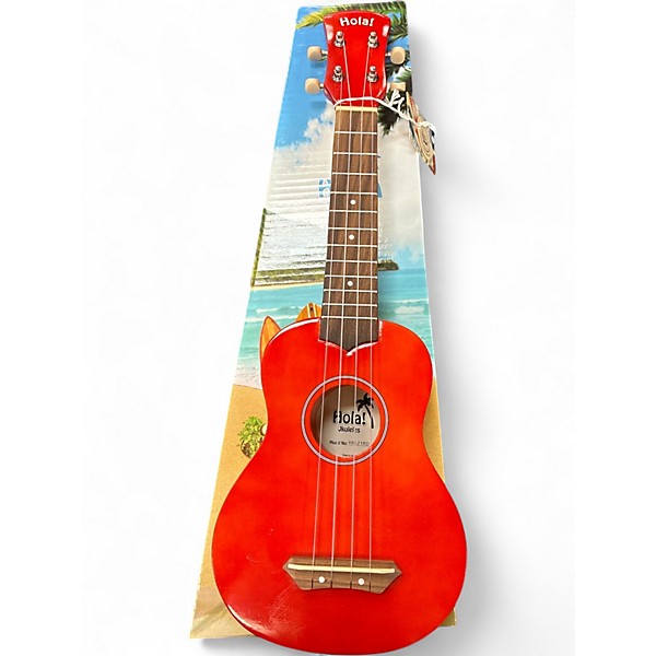 Used Hola! HM 21 UKELELE BUNDLE red Ukulele