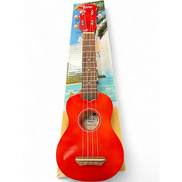 Used Hola! HM 21 UKELELE BUNDLE red Ukulele
