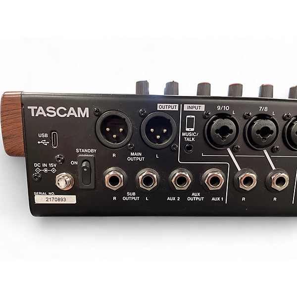 Used TASCAM MODEL 12 Powered Mixer