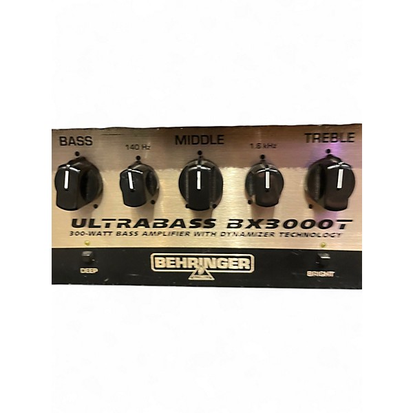Used Behringer BX3000T Ultrabass 300W Bass Amp Head