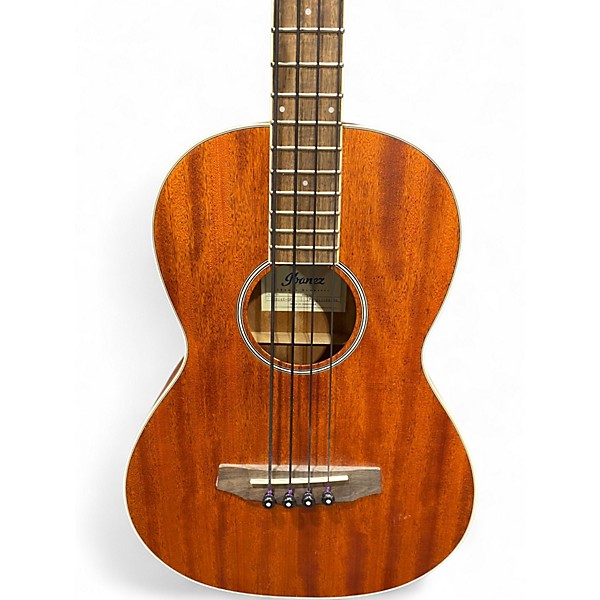 Used Ibanez PNB14E Natural Acoustic Bass Guitar