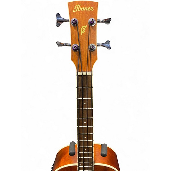 Used Ibanez PNB14E Natural Acoustic Bass Guitar