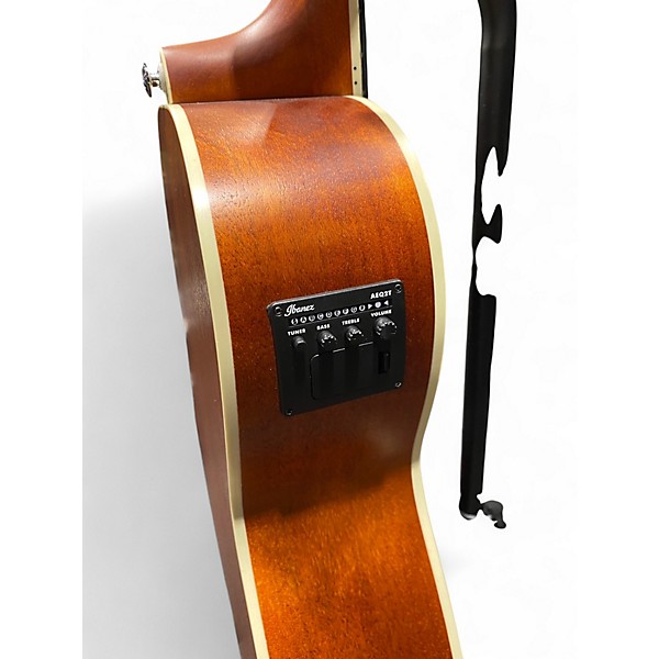 Used Ibanez PNB14E Natural Acoustic Bass Guitar