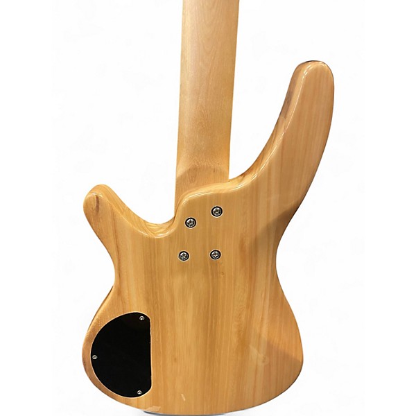 Used Glarry GIB Natural Electric Bass Guitar